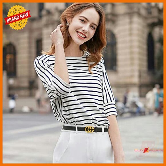 Classic Metal Buckle Leather Belt for Jeans and Dresses main image 5